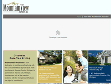 Tablet Screenshot of mtnviewliving.com